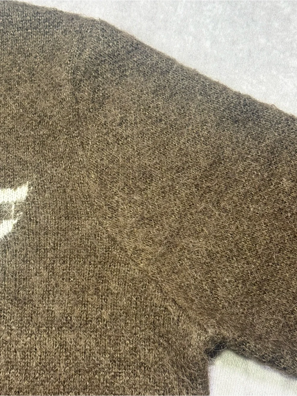 EUC Golf Wang Stab Mohair Brown Crewneck Sweater with White GOLF Logo - M